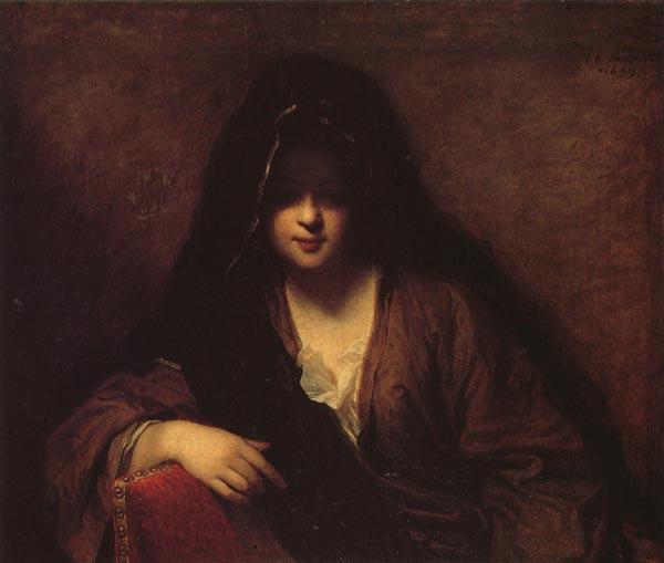 Jean-Baptiste Santerre A Young Woman in a Shawl